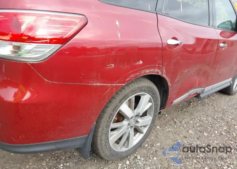 2014 Nissan Pathfinder Platinum из США, поврежденный, VIN 5N1AR2MM0EC666232